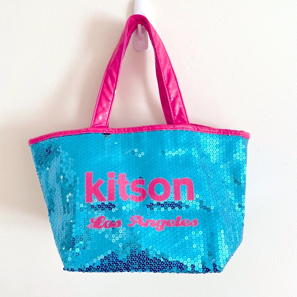 KITSON Sequined Mini Tote Bag
